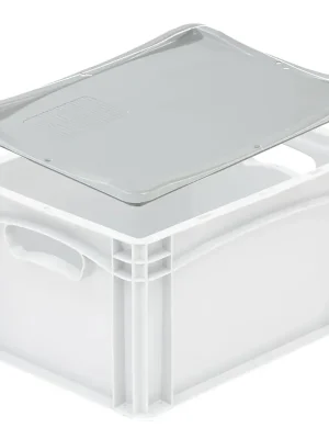 Eurobox Auflagedeckel 40x30cm grau | Sicher einkaufen
