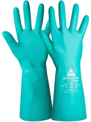 Chemikalienschutzhandschuhe Nitril green, Gr. 8 - Sofort lieferbar
