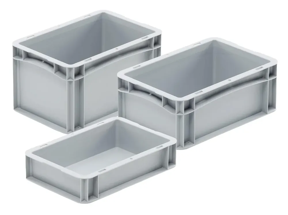 Eurobox 30x20x07 cm grau, 2,9 l - Letzte Stücke