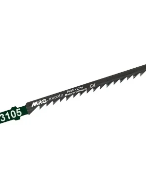 Abverkauf | CV-Stichsägeblatt kreuzgeschliffen und geschränkt, GL 100/VL 75 mm, ZT 4,0 mm/6TPI, 5er Pack