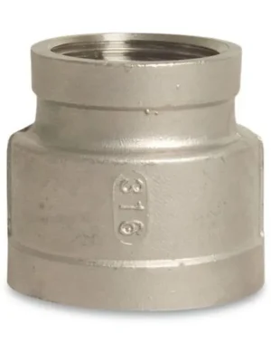 Edelstahl Reduziermuffe, Gewindefitting Edelstahl, 1" IG x 1/2" IG | Reduziert