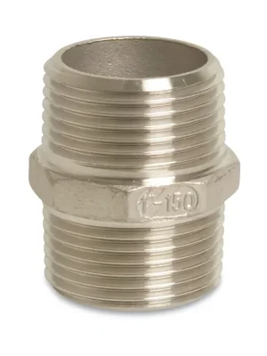 Edelstahl Fitting, Gewindefitting Edelstahl, 3/4 Zoll Doppelnippel, V4A Fitting | Jetzt zugreifen