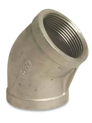 Bestseller - Edelstahl Winkel 45 Grad, Gewindefitting Edelstahl, V4A Winkel, 1 Zoll IG