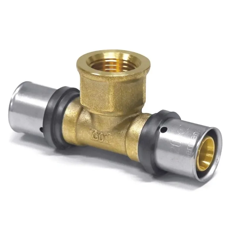 Pressfitting T-Stück 32 x 3 - 1 1/4" IG - 32 x 3 | Direkt vom Hersteller