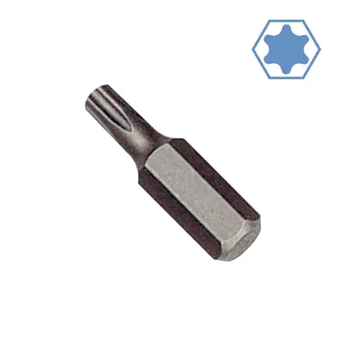 Innensechskant Bit T25, 30mm, S2 Stahl, Schraubendreher Bit - Zertifiziert