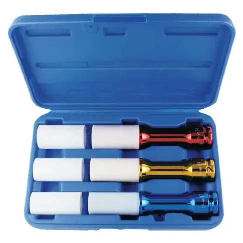 Schlagschraubernüsse, Steckschlüsselsatz 1/2 Zoll, 17-21mm, Chrom-Molybdän - Neuheit