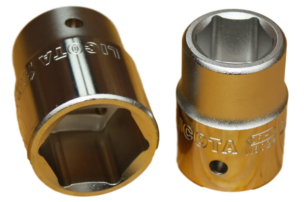Stecknuss 1/2 Zoll, 17mm, für Ratsche, 6-Kant, Industrie | Hochwertig