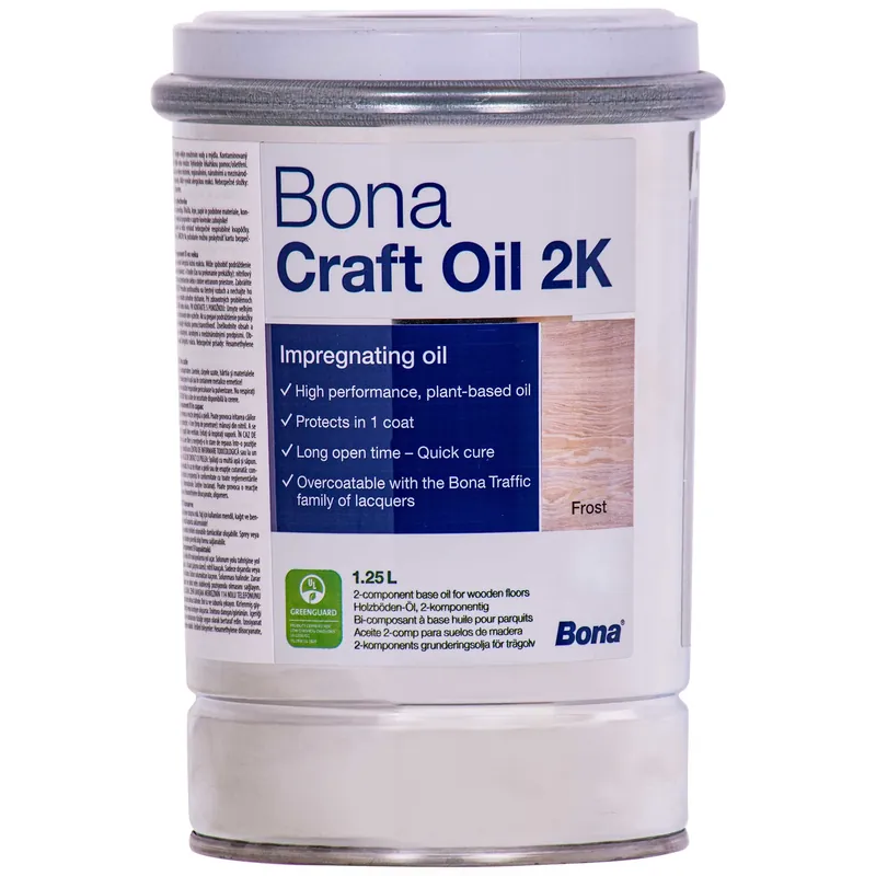 BONA Craft Oil 2K Frost 1,25 Liter weiß | Nicht verpassen