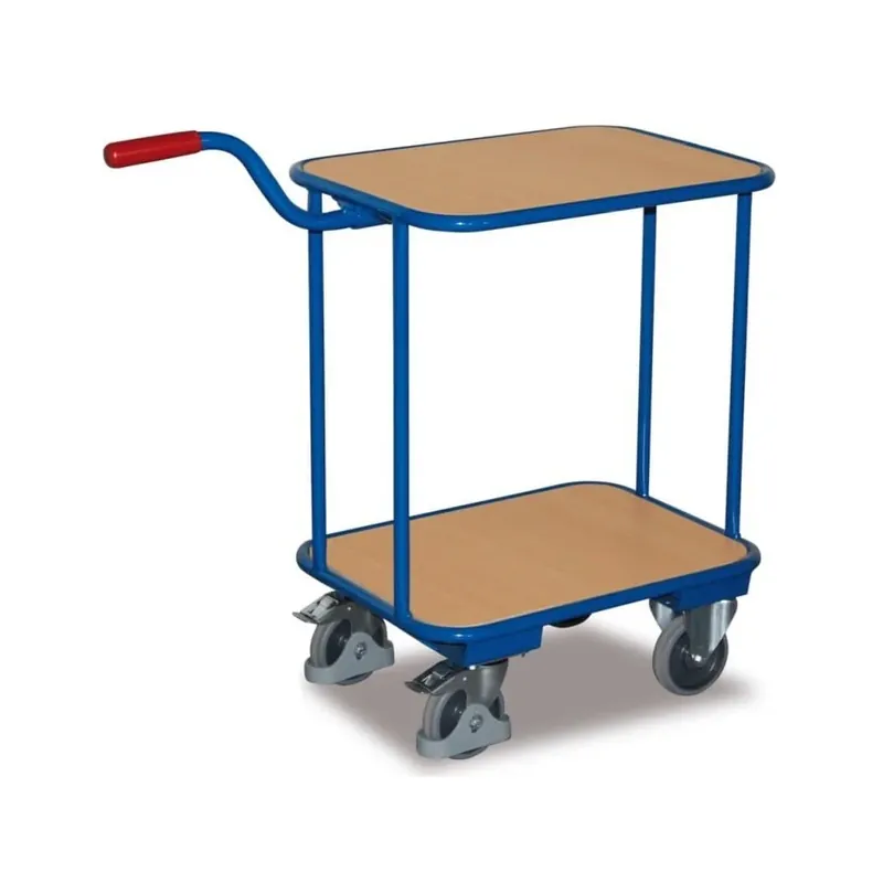 Griffroller, Werkstattwagen, mit 2 Holz Ladeflächen, EasySTOP | Fast ausverkauft