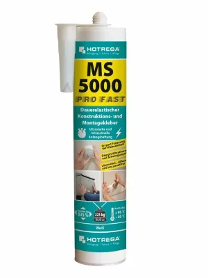 HOTREGA MS 5000 ProFast 290 ml = 452 g Montagekleber flexibler Konstruktionskleber - Vorteilspreis