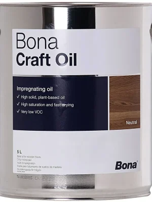 Jetzt neu | BONA Craft Oil PURE 5 Liter neutral
