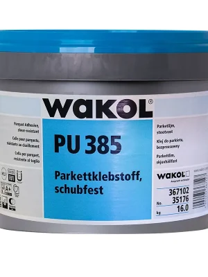 Abverkauf - WAKOL PU 385 Parkettklebstoff schubfest 16 kg