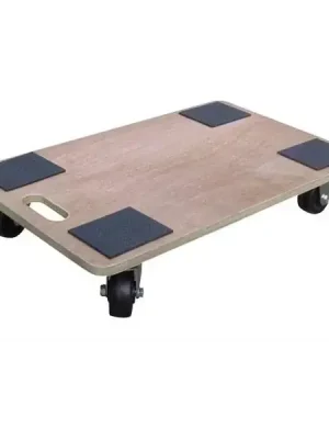 Top bewertet - Möbelroller, 400 kg Transporthilfe, Sperrholzplattform 65 x 40 cm, rutschfeste Beschichtung, Griff und 4 Gummi-Lenkrollen, zum Bewegen von Möbeln und Umzügen