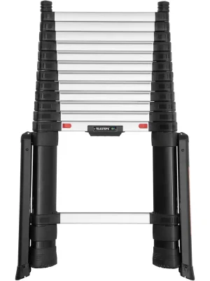 Teleskop-Anlegeleiter, PrimeLine, 4,1 Meter, mit Stabilisator | Bestellbar