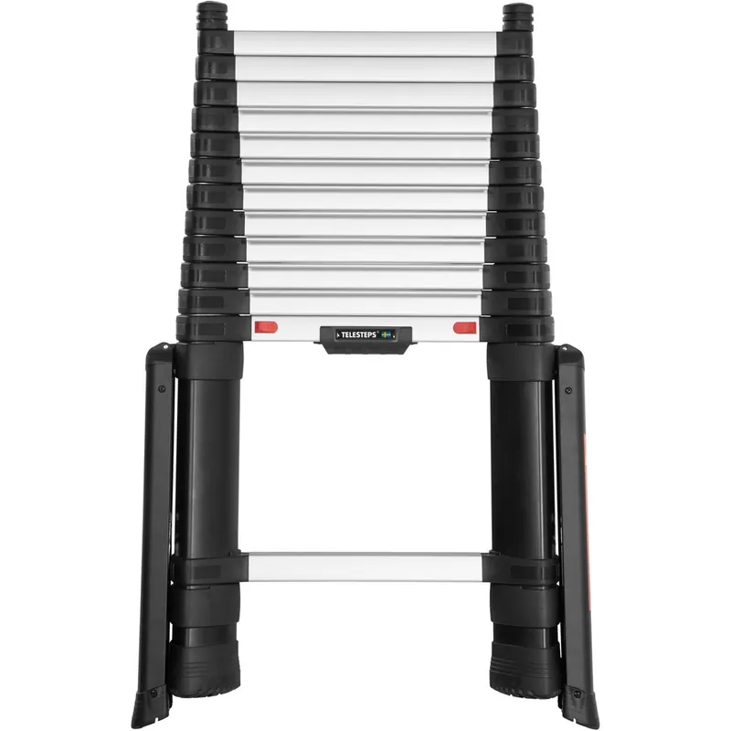 Teleskop-Anlegeleiter, PrimeLine, 4,1 Meter, mit Stabilisator | Bestellbar
