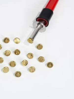 Brandmalstempel Set, Buchstaben A bis L | Meistverkauft