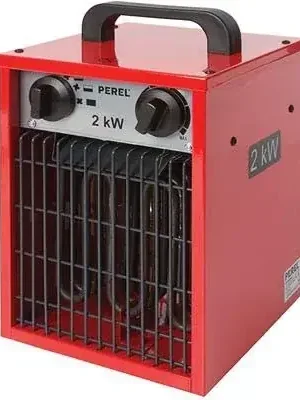 Elektrischer Heizlüfter 2000W mit 3 Heizstufen, Thermostat und Kühlfunktion, IP24 Überhitzungsschutz, kompakt und tragbar für Werkstatt, Garage oder Schuppen - Knallerpreis