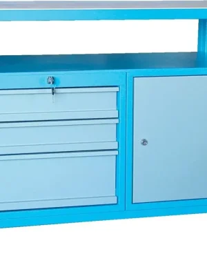 Werkbank P 1200 SLT mit Schubfächern und Tür abschließbar | Sonderangebot