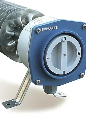 Günstig | Rippenrohrheizofen mit Stufen-Schalter, 1500W 230V, Edelstahl, IP66/67