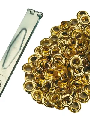 Berger & Schröter Ösensatz und Ösenzange für Abdeckplanen, 60 Ösen - Herstellerpreis