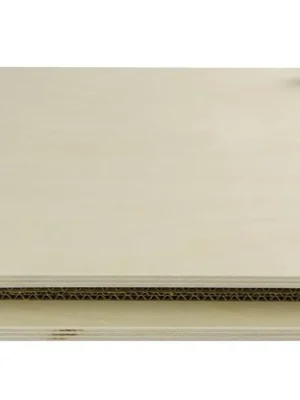 Blumenpresse aus Birkensperrholz mit 4 Kraftschrauben, 300 x 300 x 9 mm, inkl. 4 Pappeinlagen - Expresslieferung