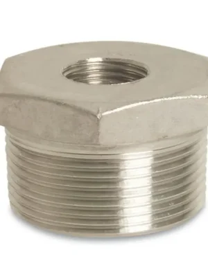 Edelstahl Reduzierstück, Gewindefitting Edelstahl, 2" AG x 1 1/2" IG | Vorteilspreis