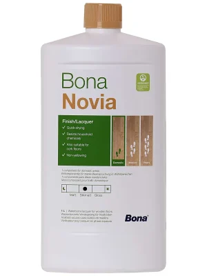 BONA NOVIA 1K Lack Versiegelung halbmatt 1 Liter - Hohe Qualität