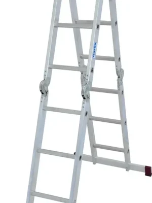 CORDA Gelenk-UniversalLeiter 4x3 Sprossen + Plattform-Set - Schnell zugreifen