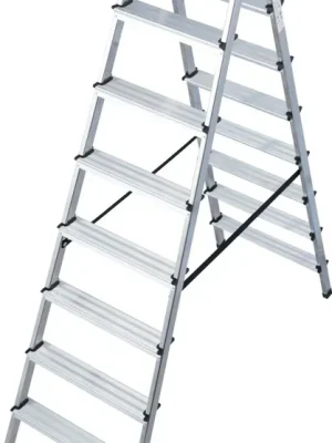 Schneller Versand - „DOPPLO“ STUFEN-DOPPELLEITER 2x8 STUFEN
