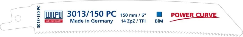 Hohe Qualität | Power Curve Säbelsägen Sägeblatt 150 mm, 5 Stück
