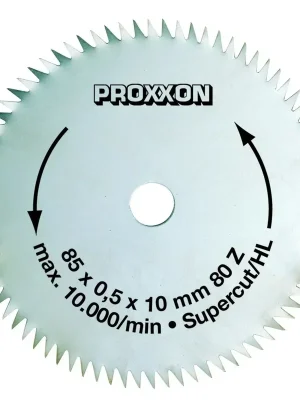 Endet bald - Kreissägeblatt Super-Cut, Ø 85 x 0,5 x 10 mm, 80 Zähne