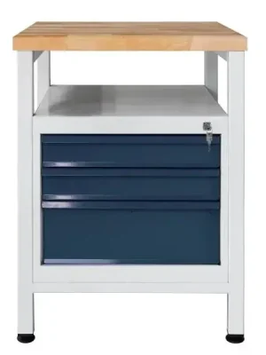 Werkbank "Premium" 3 Schubladen, L600xB600xH840mm - Preisvorteil