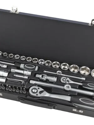 Steckschlüssel-Garnitur 1/4" + 1/2", 56-teilig | Knallerpreis