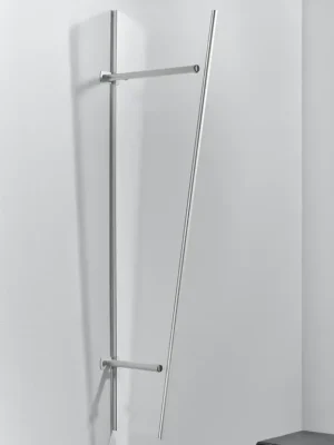 Zertifiziert - Seitenblende für PT/ET Acryl, 1850 x 600 x 300 mm, Silbereloxiert