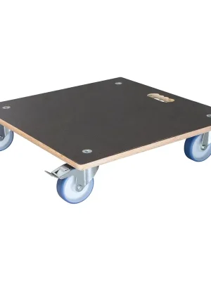 Multi Roller MR 1358, 58 x 58 x 14,5 cm, softe Rollen Ø 100, Rollenlager, 2 Bremsen, Maxigrip FSC®, Tragkraft 300 kg | Sparangebot
