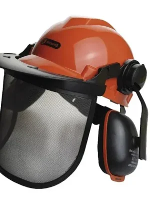 Schutzhelm mit Gesichts- und Gehörschutz - Nur begrenzt verfügbar