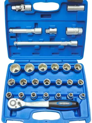 Steckschlüsselsatz 1/2", 27 - teilig - Knallerpreis