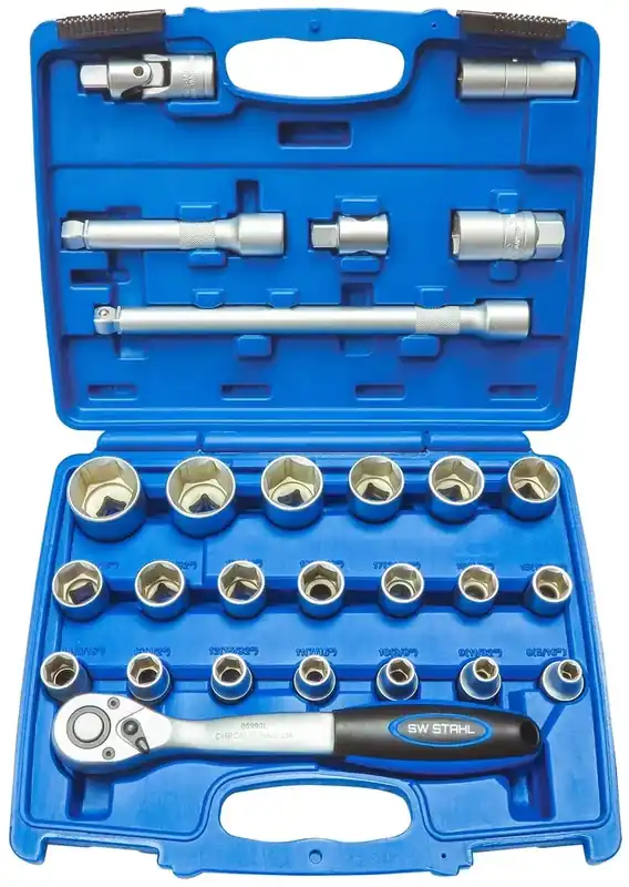 Steckschlüsselsatz 1/2", 27 - teilig - Knallerpreis