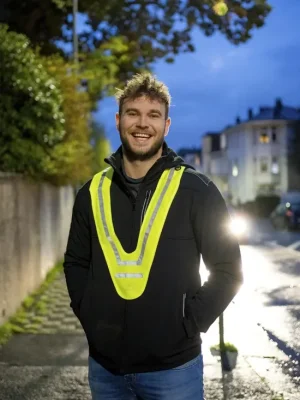 Nur wenige verfügbar | Reflektorkragen gelb, Einheitsgröße
