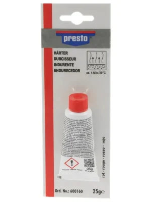 Bestpreis | Härter für presto Spachtel, Farbe rot, 25 g