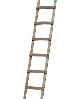 Dachleiter, 14 Sprossen, Holz - Breite 37 cm, Länge 395 cm | Extra-Rabatt