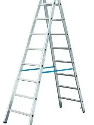 Preishit - Alu Sprossen Doppelleiter 2 x 7 Sprossen Leiter