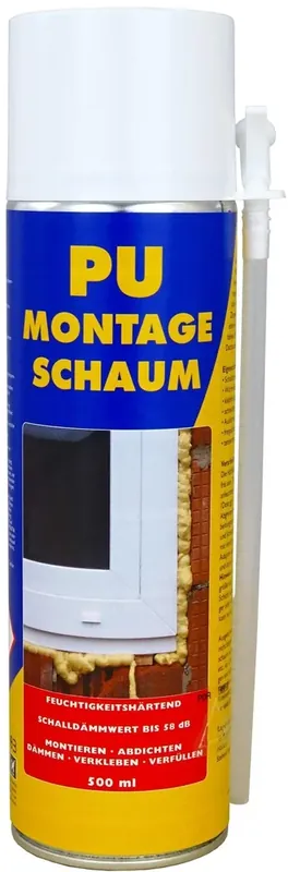 PU Montage-Schaum reinweiß 500 ml - Hochwertig