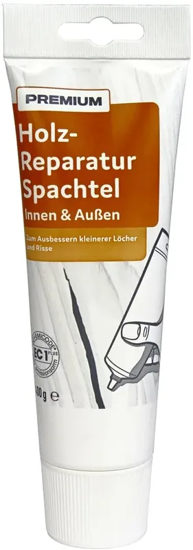Premium Holz-Reparaturspachtel weiss, 400 g - Premium-Qualität
