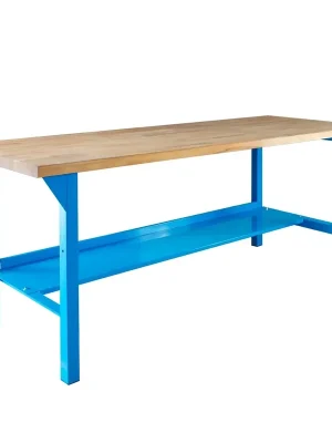Werkbank PROFI 2000, Lichtblau, Höhe 850 mm | Sofort kaufen