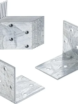 Winkelverbinder 50 x 50 x 40 mm 10 Stück | Kostenlose Rückgabe