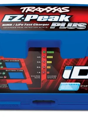 Preisknaller | EZ-Peak Plus 4-Amp NiMH/2-3S Lipo Schnell-Lader TRAXXAS EU-Version (mit iD Akku-Erkennung)