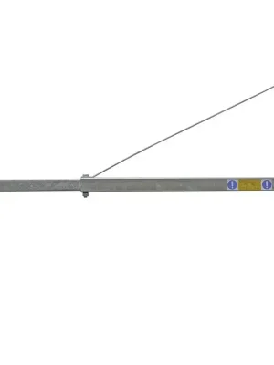 Schwenkauslegerarm SA-250, Abspannung über Zugstütze für Elektro-Bauseilwinde BW, max Tragfähigkeit 250 kg, Länge 1,1 m - Deal
