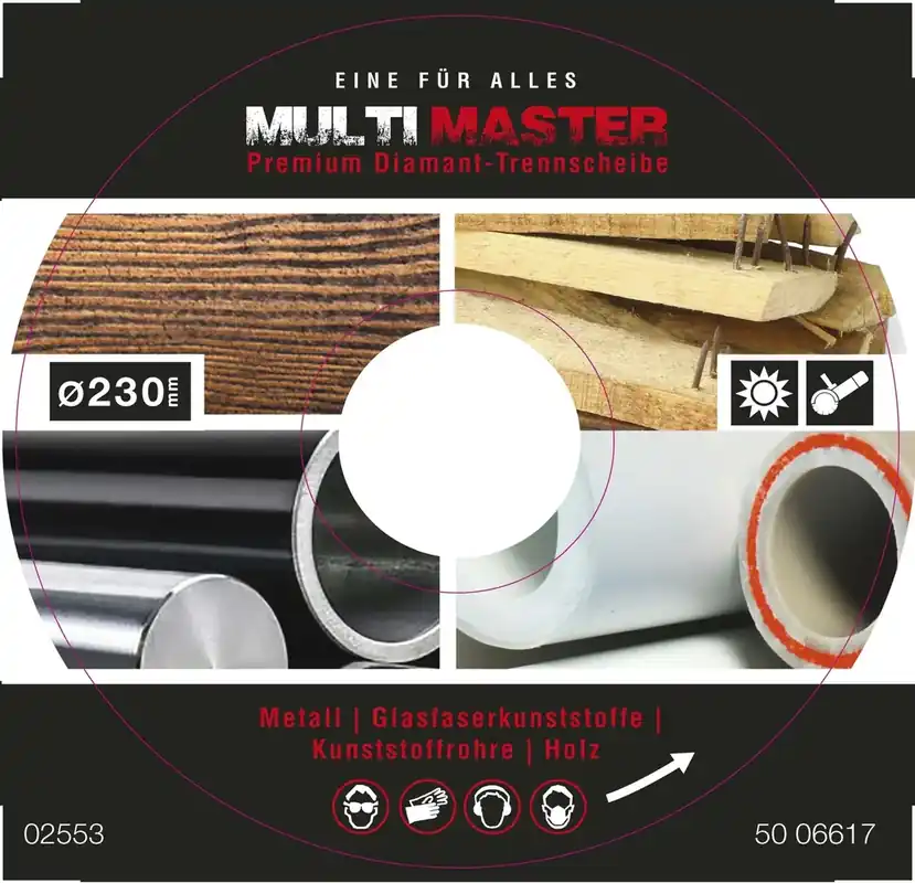 Sofort bestellen | Diamant- Trennscheibe Multi Master - 125 mm