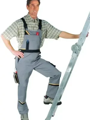 Sonderangebot | Arbeits-Latzhose, grau, Gr.46